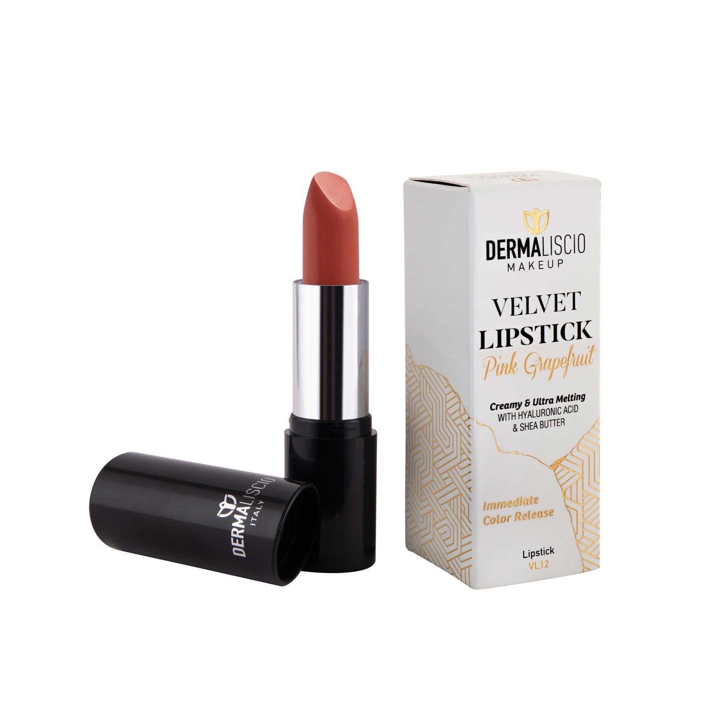 Dermaliscio Velvet Lipstick "Pink Grapefruit" VL12