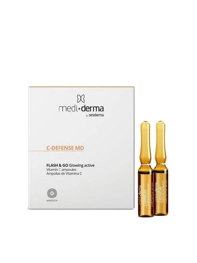 Medi-derma C DEFENSE MD FLASH & GO Glowing active