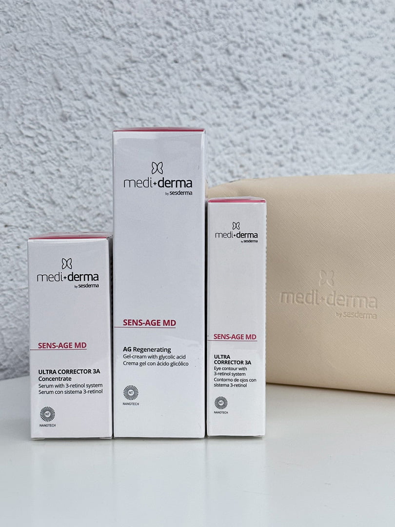 Medi-derma Sens-Age MD Anti-aging priežiūros rinkinys