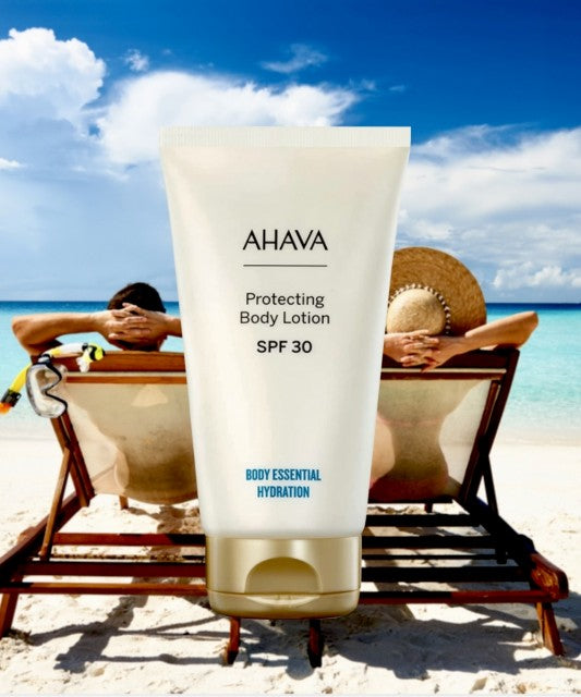 AHAVA APSAUGINIS KŪNO LOSJONAS NUO SAULĖS SPF30, 150 ML
