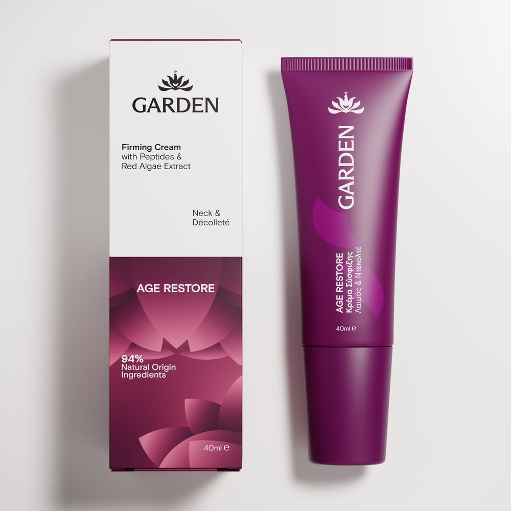 GARDEN Atkuriamasis kaklo kremas nuo senėjimo, 40 ml