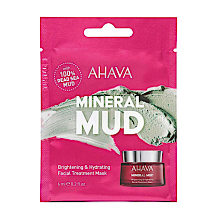 AHAVA BRIGHTENING AND MOISTURIZING FACE MASK, 6 ml