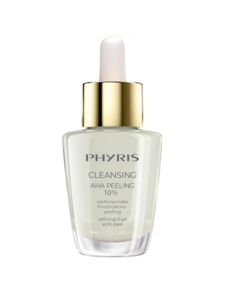 PHYRIS Šveitiklis, Profesionalus pilingas su AHA koncentracija 10%, pH 3,5 - 4,0 Serumas, rūgštis
