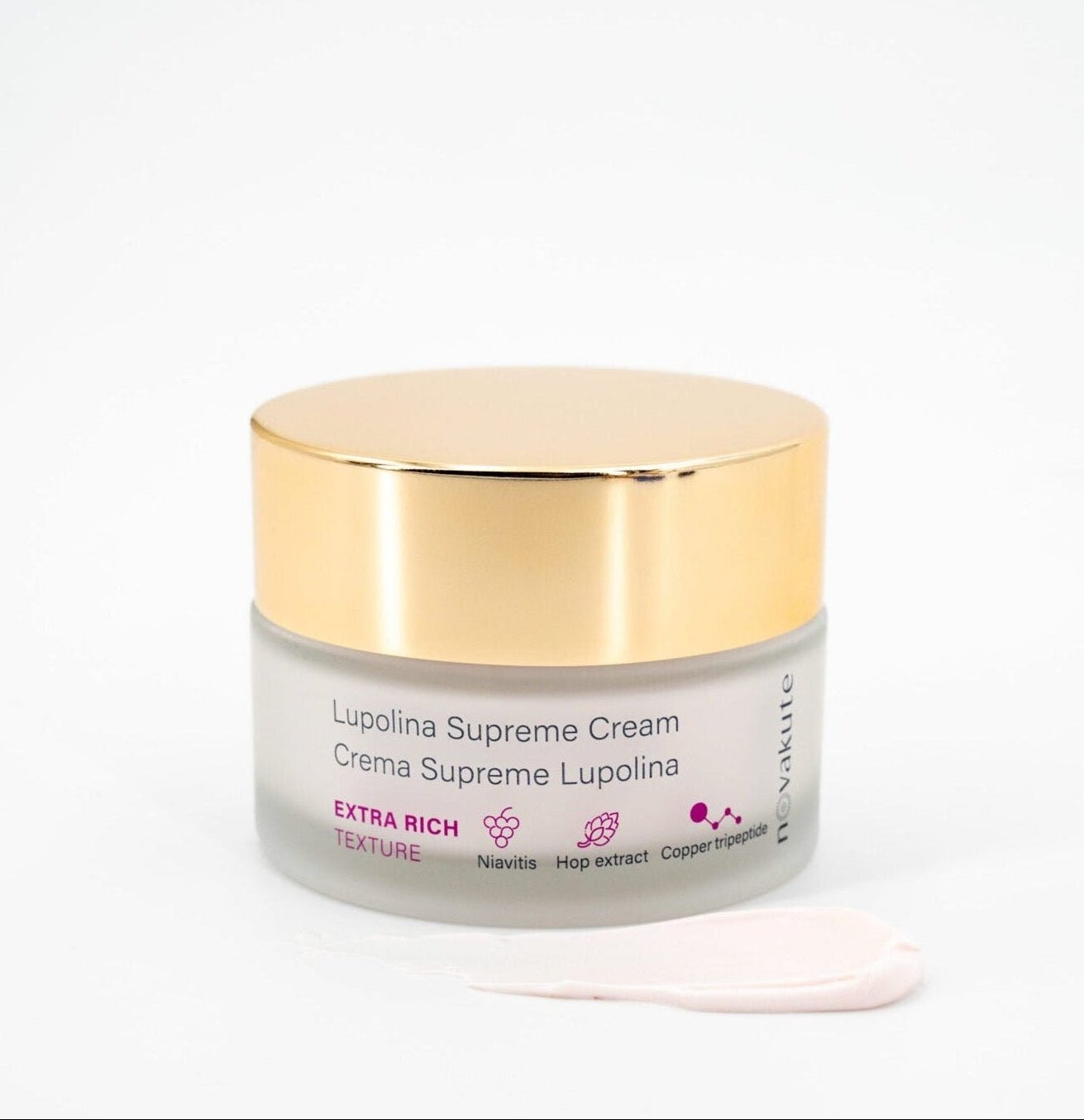 NOVAKUTE Lupolina Supreme - Maitinamasis veido kremas (Extra Rich), 50 ml