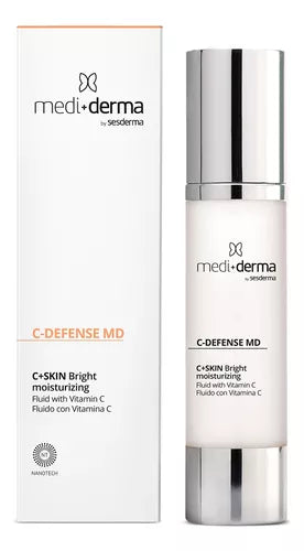 Medi-derma C-DEFENSE MD C+SKIN Яркий увлажняющий восстанавливающий флюид для лица