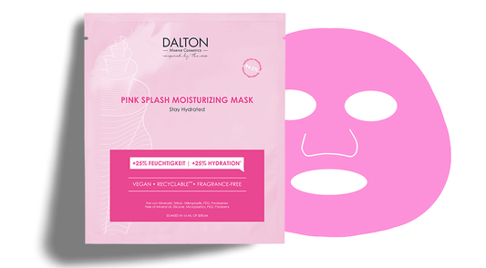 Dalton Lakštinė kaukė PINK SPLASH HYDRATING MASK