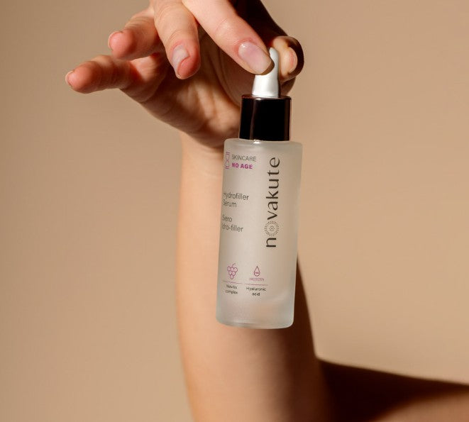 NOVAKUTE Hydrofiller Serum- Giliai drėkinantis atkuriamasis serumas, 30 ml