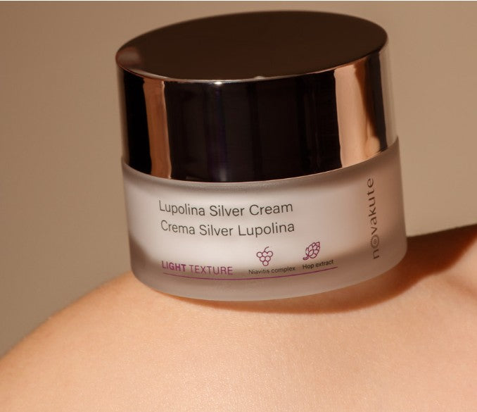 NOVAKUTE Lupolina Silver- Atkuriamasis veido kremas, 50 ml