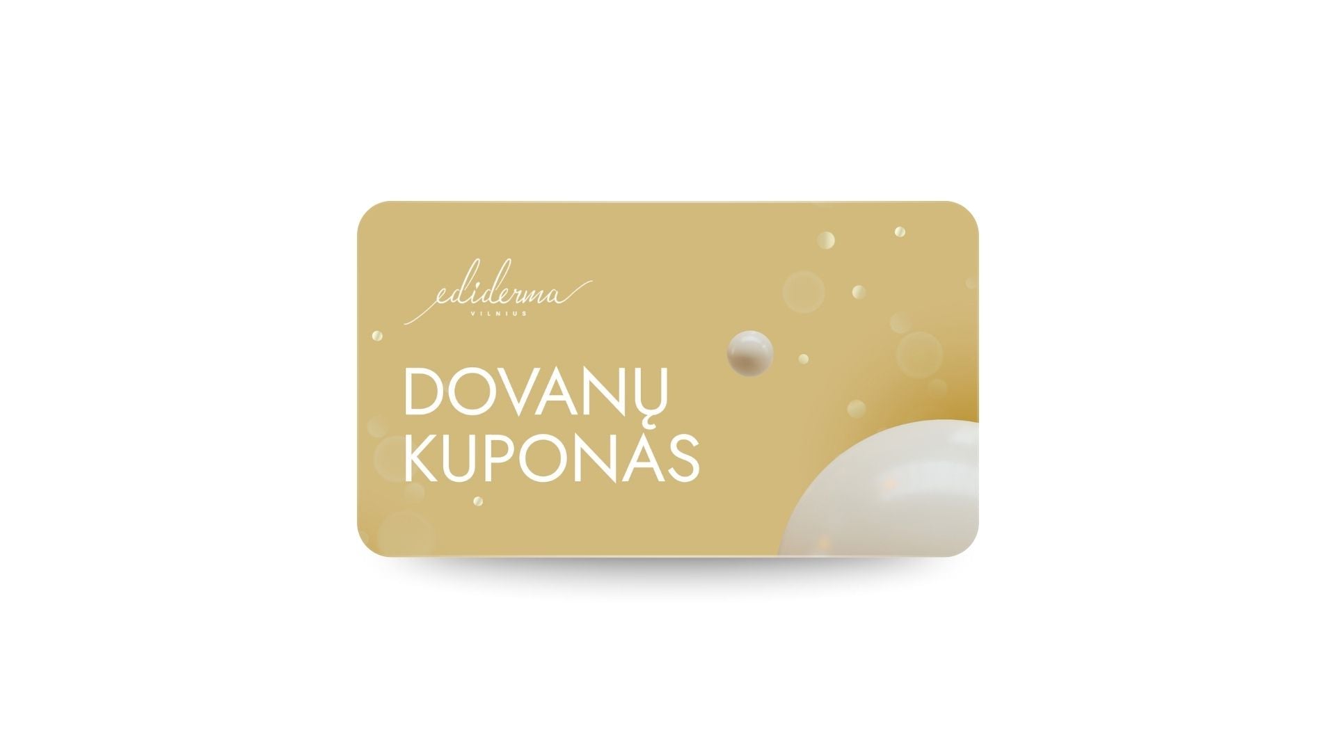 Ediderma Dovanų Kuponas