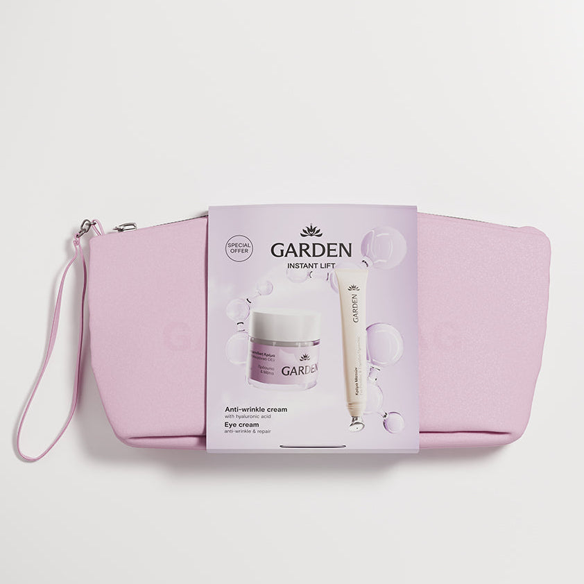 GARDEN "Instant Lift" rinkinys: Kremas nuo raukšlių 50 ml + Paakių kremas nuo raukšlių 20 ml