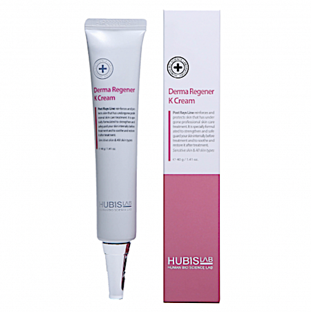 HUBISLAB DERMA REGENER K VEIDO KREMAS, 40 G