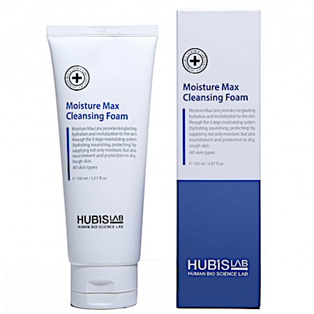 HUBISLAB MOISTURE MAX VEIDO PRAUSIKLIS (valomosios putos), 150 ML