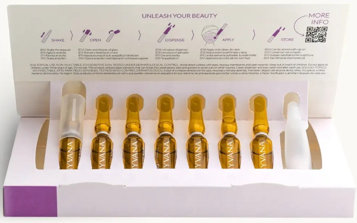 DHYVANA "EXPRESS LIFTING" Natūralus stangrinamasis serumas, 7x2 ml