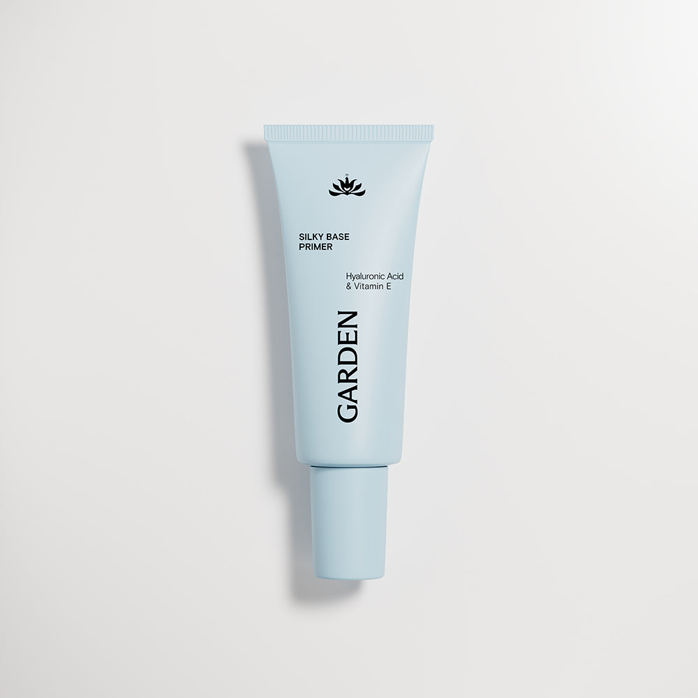 GARDEN Base Primer 101, Šilkinis makiažo pagrindas su hialurono rūgštimi ir vitaminu E, 20 ml