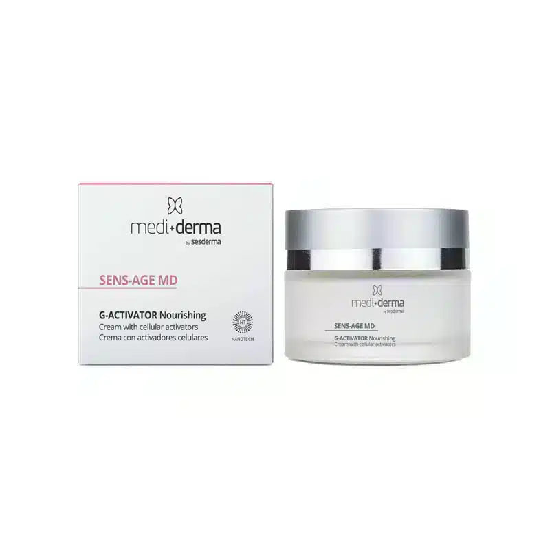 Medi-derma SENS-AGE MD G-ACTIVATOR Nourishing 50 ml Senėjimo požymius mažinantis maitinantis veido kremas