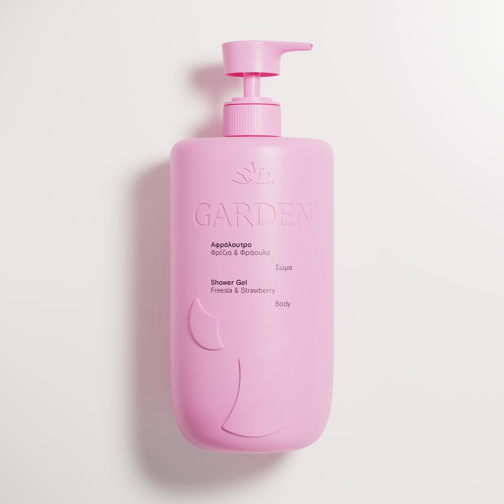 GARDEN Dušo želė frezijos ir braškės, 1 L
