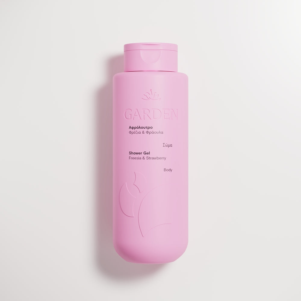 GARDEN Dušo želė frezijos ir braškės, 400 ml