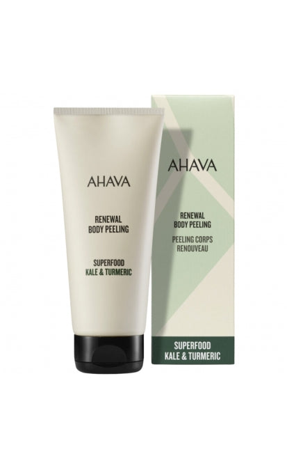 AHAVA KALE &amp; TURMERIC BODY SCRUB, 200 ML