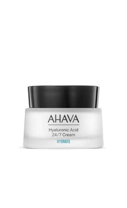 AHAVA HYDRATE 24/7 VEIDO KREMAS SU HIALURONO RŪGŠTIMI, 50 ML