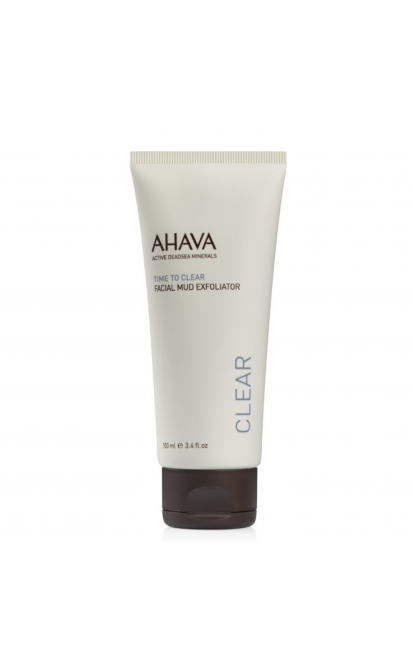 AHAVA TIME TO CLEAR MUD SCRUBBER FOR THE FACE, 100 ml