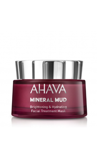 AHAVA MINERAL MUD ŠVIESINAMOJI IR DRĖKINAMOJI VEIDO KAUKĖ, 50 ml