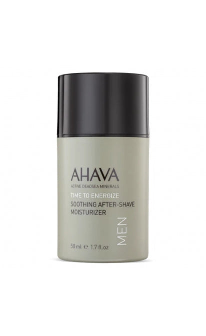 AHAVA TIME TO ENERGIZE MEN RAMINAMASIS VEIDO KREMAS PO SKUTIMOSI VYRAMS , 50 ML