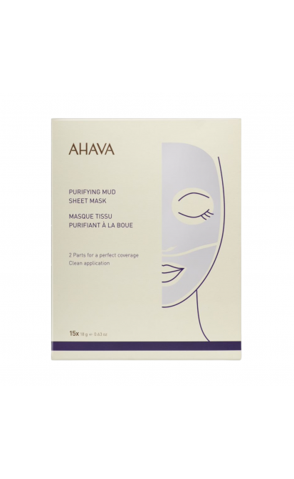 AHAVA CLEANSING MUD SHEET MASK, 1 pc.