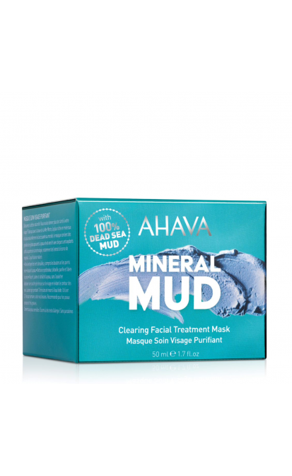 AHAVA MINERAL MUD VALOMOJI VEIDO KAUKĖ, 50 ml