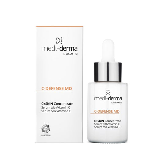 Medi-derma C-DEFENSE MD C+SKIN skaistinantis serumas su vitaminu C 30 ml