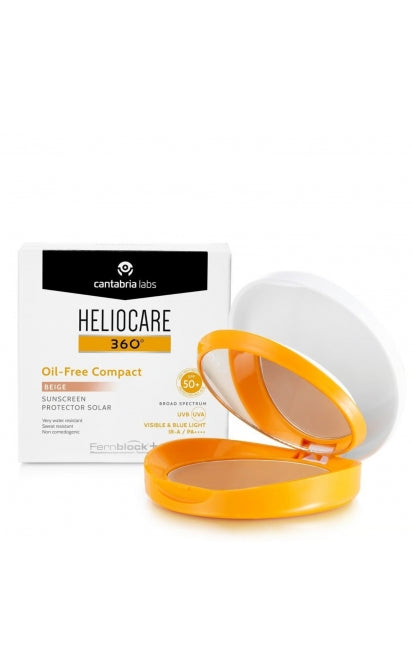 HELIOCARE 360 OIL-FREE APSAUGINĖ KOMPAKTINĖ PUDRA SPF50, 10 G (Beige)