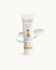 DHYVANA Mineralinis kūdikių apsaugos nuo saulės kremas SPF 50+, 50 ml