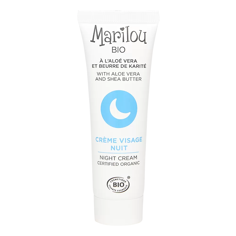 MARILOU BIO Naktinis veido kremas, 30 ml