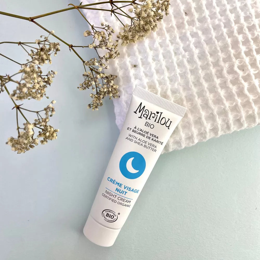 MARILOU BIO Naktinis veido kremas, 30 ml