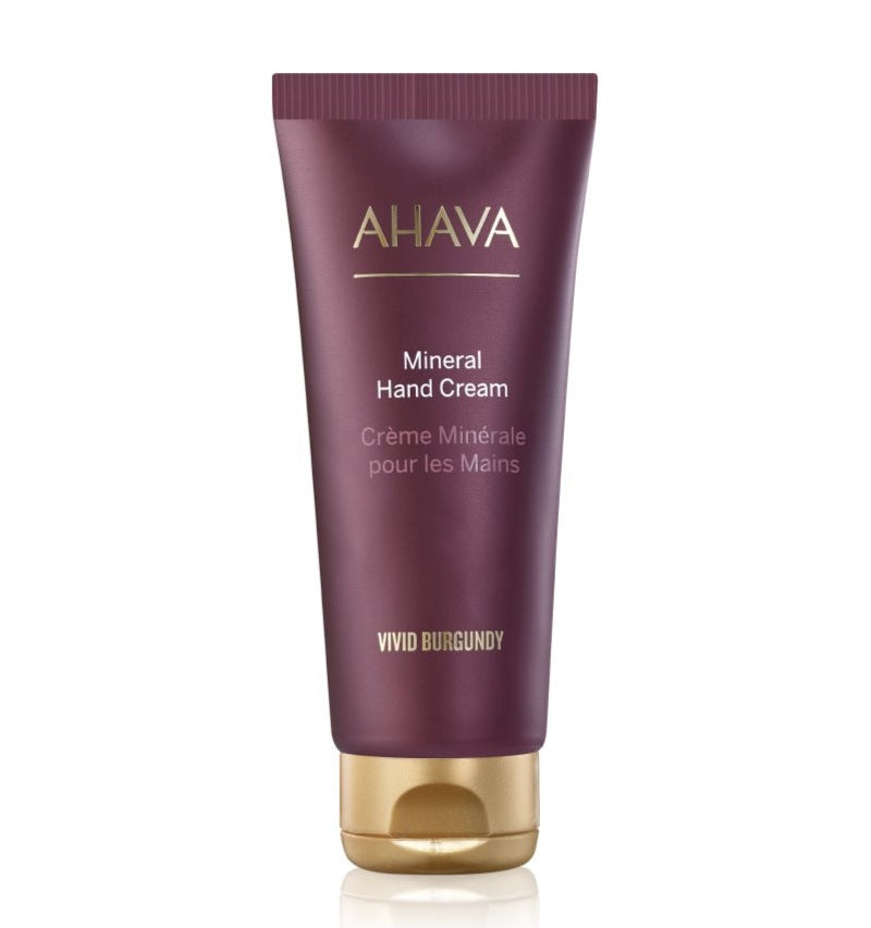 AHAVA MINERAL VIVID BURGUNDY RANKŲ KREMAS, 100 ML