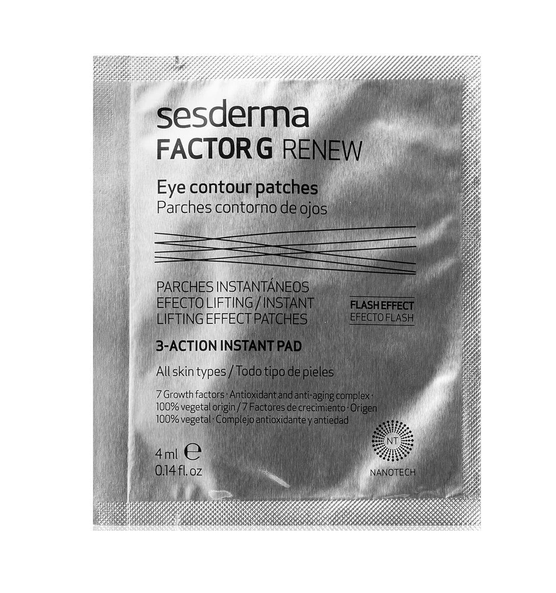 SESDERMA FACTOR G PAAKIŲ PADELIAI SU AUGIMO FAKTORIAIS, 1x4 ML