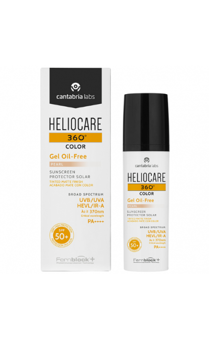 HELIOCARE 360 COLOR OIL-FREE SUN PROTECTION GEL SPF 50+, 50 ML (Pearl)