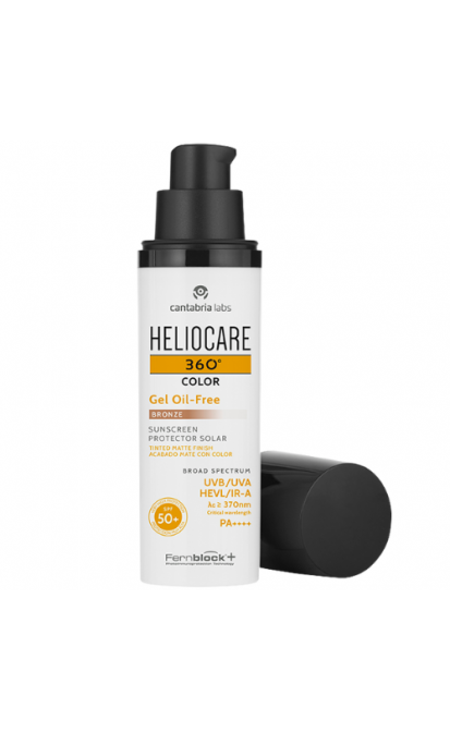 HELIOCARE 360 OIL-FREE APSAUGINIS GELIS NUO SAULĖS SPF50+, 50 ML (Bronze)