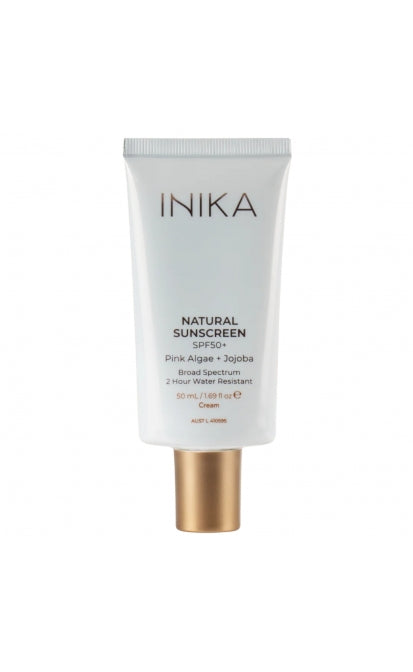 INIKA ORGANIC NATŪRALUS APSAUGINIS VEIDO KREMAS NUO SAULĖS SPF50+, 50 ml