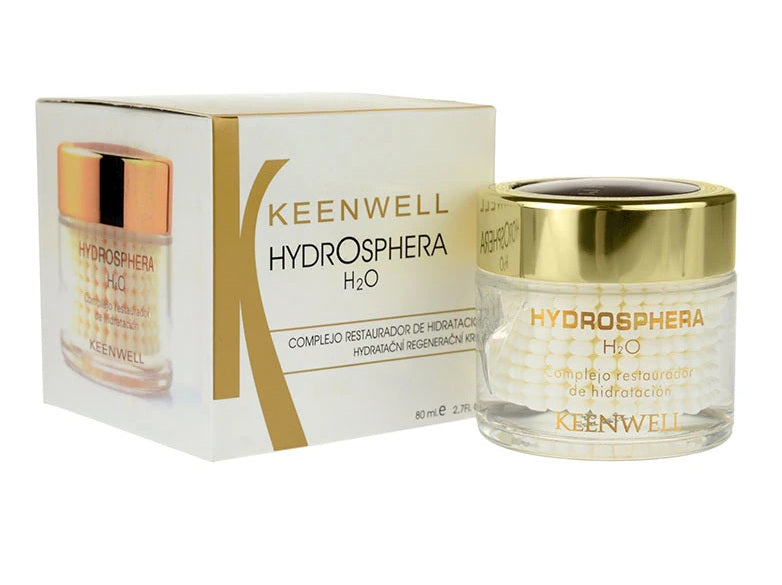 KEENWELL HYDROSPHERA H2O DRĖKINAMASIS VEIDO KREMAS, 80 ml