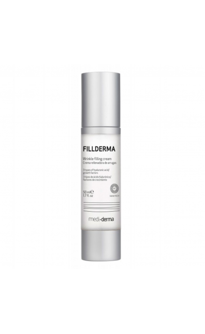 MEDI-DERMA FILLDERMA RAUKŠLES UŽPILDANTIS VEIDO KREMAS, 50 ML