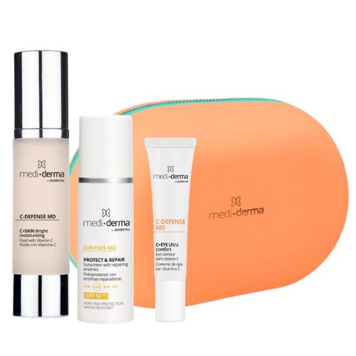 Medi-derma Glow & Protect Švytėjimą ir apsaugą suteikiantis odos priežiūros rinkinys