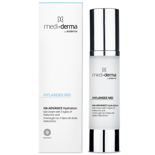 Medi-derma HYLANSES MD HA ADVANCE Hydration drėkinantis gelinis kremas, 50 ml