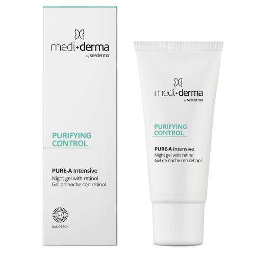 Medi-derma PURIFYING CONTROL PURE-A Intensive Naktinis gelis su retinoliu, 30 ml