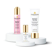 Pariderm atjaunojošs, pretgrumbu komplekts nakts lietošanai - Boost Relax + Boost Glow + Boost Eye