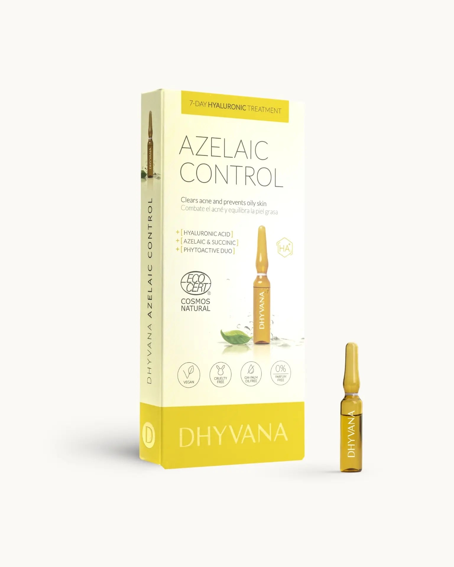 DHYVANA Riebios odos serumas su azelaino rūgštimi, 7x2 ml