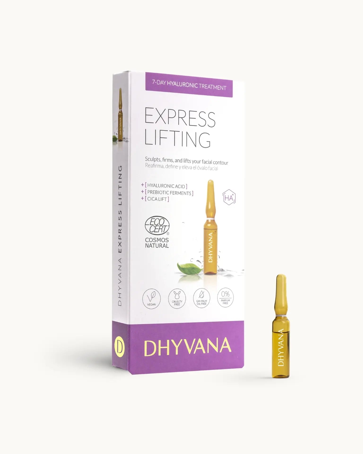 DHYVANA "EXPRESS LIFTING" Natūralus stangrinamasis serumas, 7x2 ml