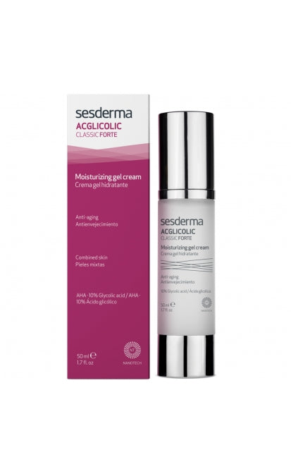 SESDERMA ACGLICOLIC CLASSIC FORTE DRĖKINAMASIS GELINIS KREMAS, 50 ML