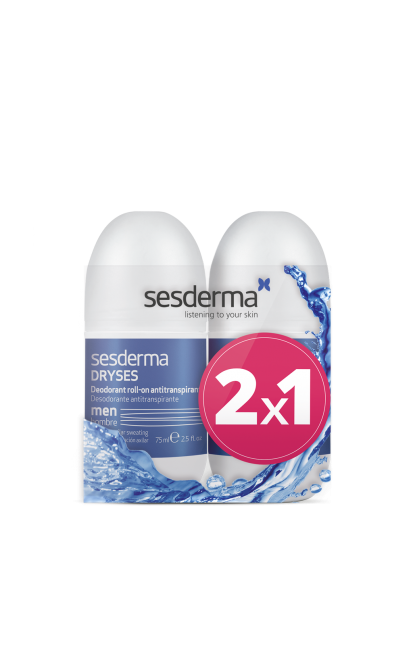 SESDERMA DRYSES НАБОР ДЕЗОДОРАНТОВ ДЛЯ МУЖЧИН, 2x75 мл