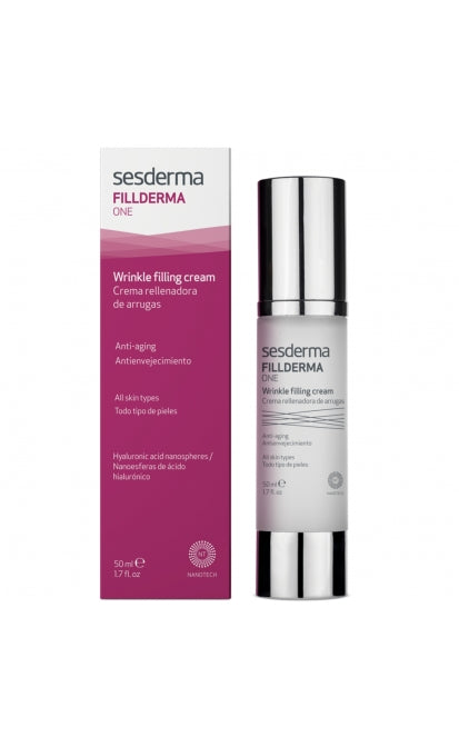 SESDERMA FILLDERMA ONE RAUKŠLES UŽPILDANTIS VEIDO KREMAS, 50 ml