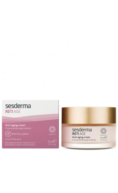 SESDERMA RETI-AGE JAUNINANTIS VEIDO KREMAS, 50 ML